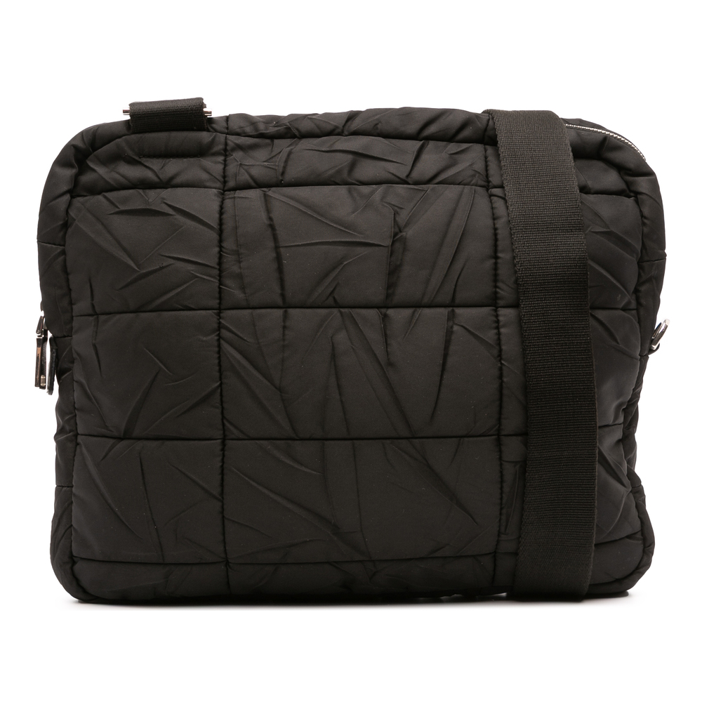 Pre-Loved Prada Quilted Tessuto Crossbody